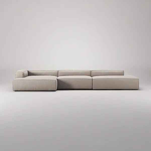 Grand 5-Seater Sofa Open End Right Sandshell/Beige