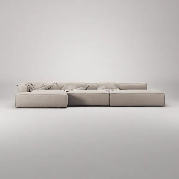 Grand Divano 5 Posti Terminale Aperto Destro Sandshell/Beige