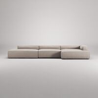 Grand 5-Seater Sofa Open End Left Sandshell/ Beige