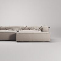 Grand 5-Seater Sofa Open End Left Sandshell/ Beige