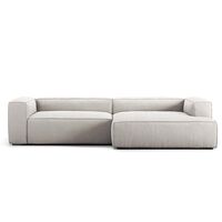 Grand 3-Seater Sofa Chaise Longue Right Moonwhite