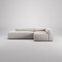 Divano A 3 Posti Grand Open End Left Moonwhite