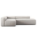 Grand 3-Seater Lounge Sofa Open End Right Moonwhite