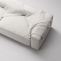 Grand 3-Seater Sofa Open End Left Moonwhite