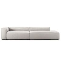 Grand 3-Seater Sofa Open End Right Moonwhite