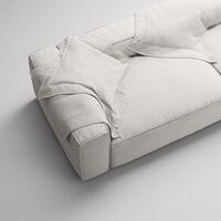 Grand 3-Seater Sofa Open End Right Moonwhite