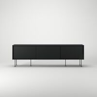 Vogue TV Bench With Legs 180 Anthracite/ Black