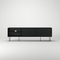 Vogue TV Bench With Legs 180 Anthracite/ Black