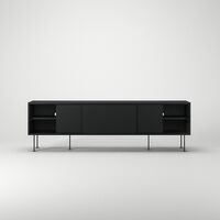 Vogue TV Bench With Legs 180 Anthracite/ Black