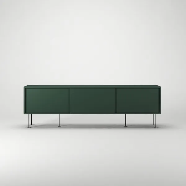 Vogue Mobile TV con Gambe 180 Verde/Nero