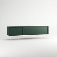 Vogue Mobile TV con Gambe 180 Verde/Bianco