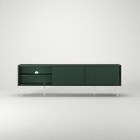 Vogue Mobile TV con Gambe 180 Verde/Bianco