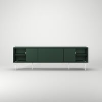 Vogue Mobile TV con Gambe 180 Verde/Bianco