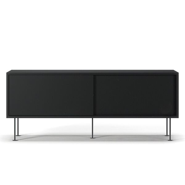 Vogue TV Bench With Legs 136 Anthracite/ Black
