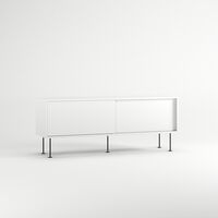 Mobile TV Vogue con Gambe 136 Bianco/ Nero