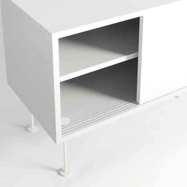 Mobile TV Vogue con Gambe 136 Bianco