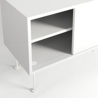Mobile TV Vogue con Gambe 136 Bianco