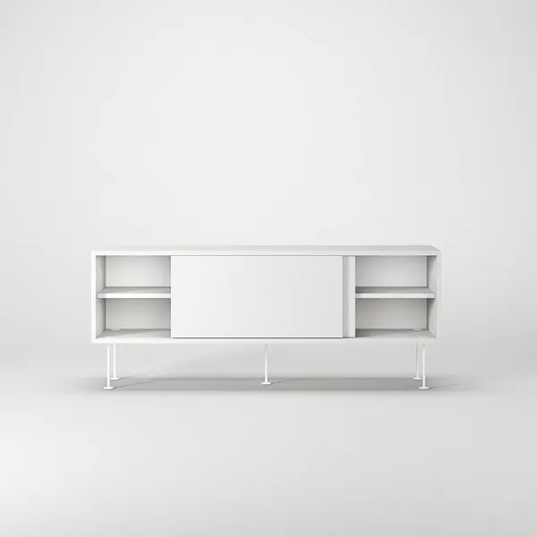Mobile TV Vogue con Gambe 136 Bianco
