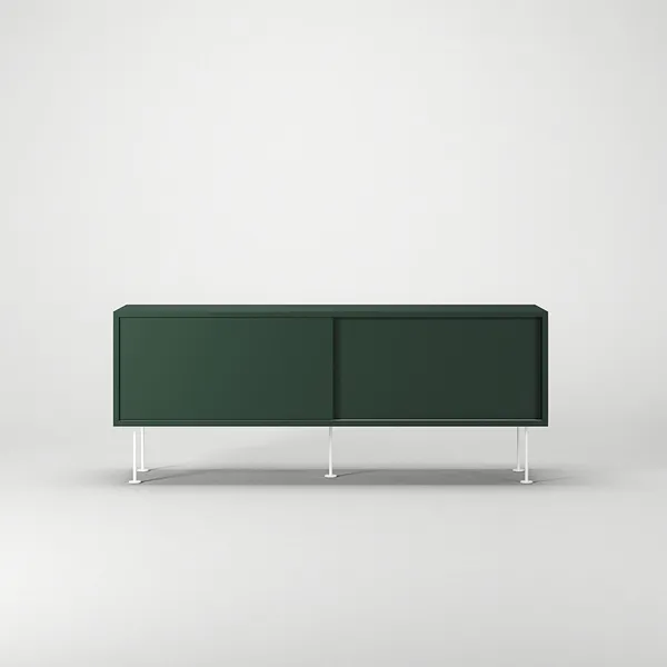 Vogue Mobile TV con Gambe 136 Verde/Bianco