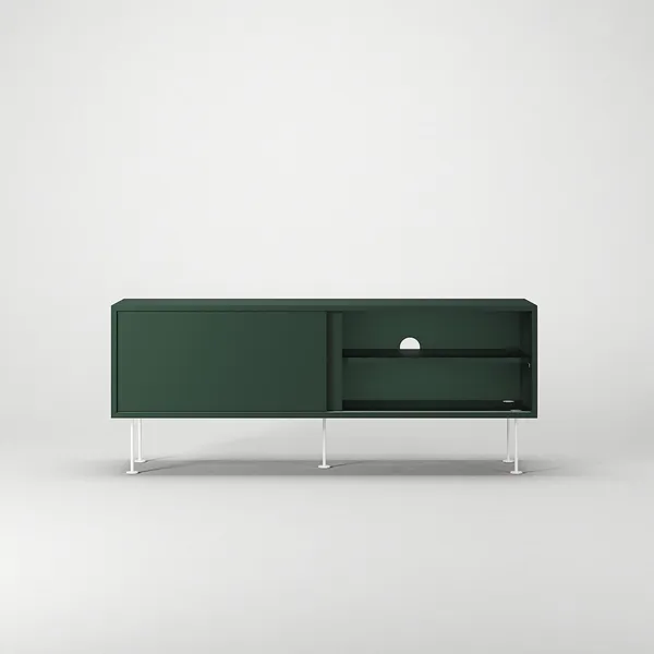 Vogue Mobile TV con Gambe 136 Verde/Bianco