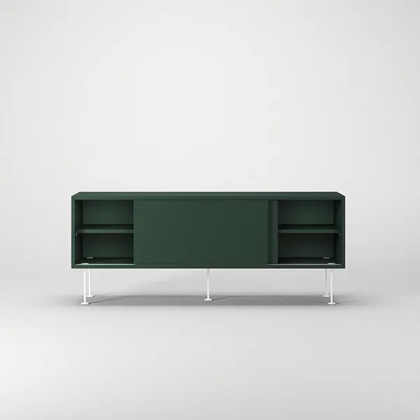 Vogue Mobile TV con Gambe 136 Verde/Bianco