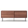 Mobile TV Vogue con Gambe 136 Noce/ Nero