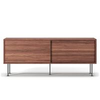 Mobile TV Vogue con Gambe 136 Noce/ Nero
