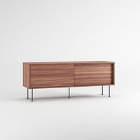 Mobile TV Vogue con Gambe 136 Noce/ Nero