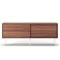 Mobile TV Vogue con Gambe 136 Noce/ Bianco