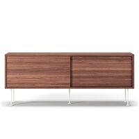 Mobile TV Vogue con Gambe 136 Noce/ Bianco