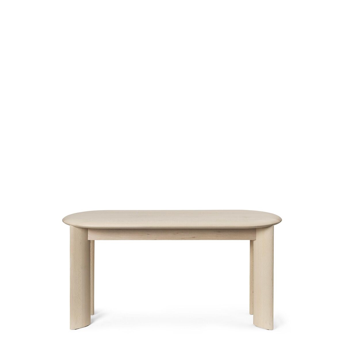 Bevel Bench White Oiled Beech