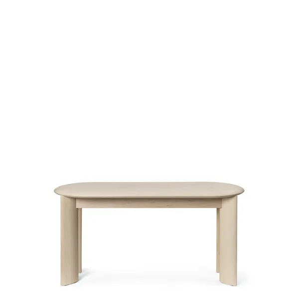 Bevel Bench White Oiled Beech