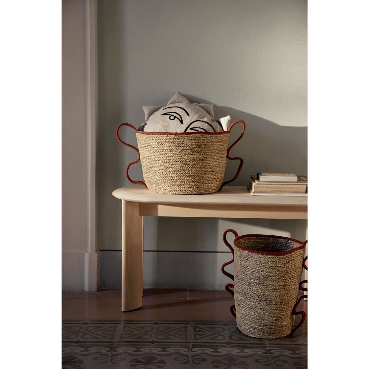Bevel Bench White Oiled Beech