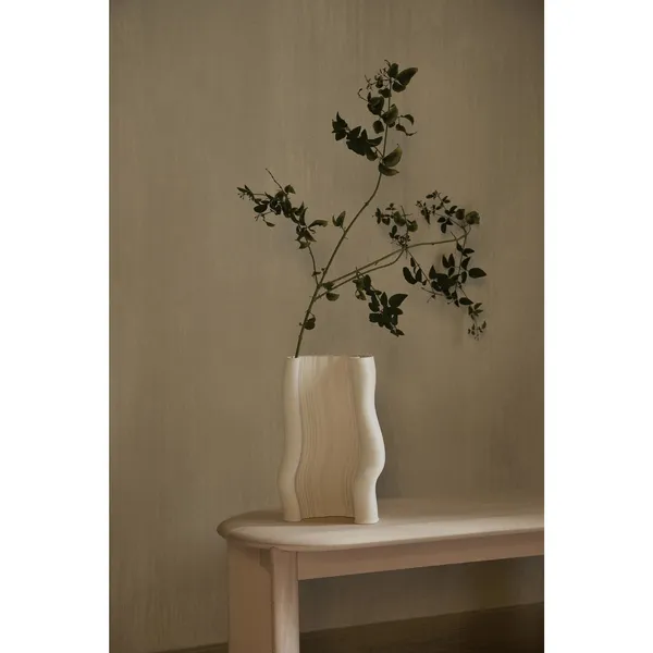 Bevel Bench White Oiled Beech