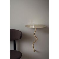 Curvature Wall Table Brass