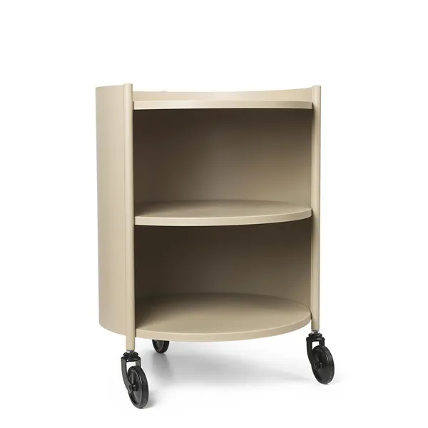 Eve Storage Rolling Table Cashmere