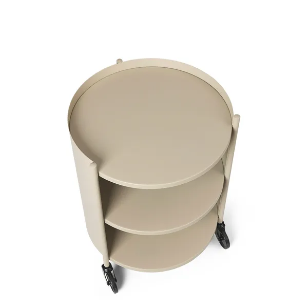 Eve Storage Rolling Table Cashmere