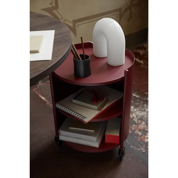 Eve Storage Rolling Table Cashmere