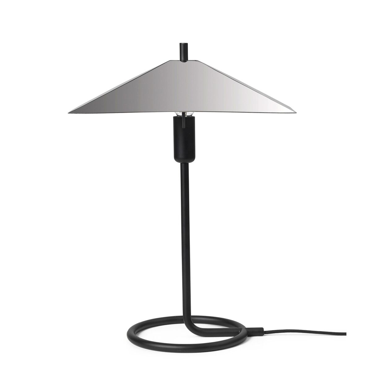 Filo Table Lamp Square Black/ Mirror Polished