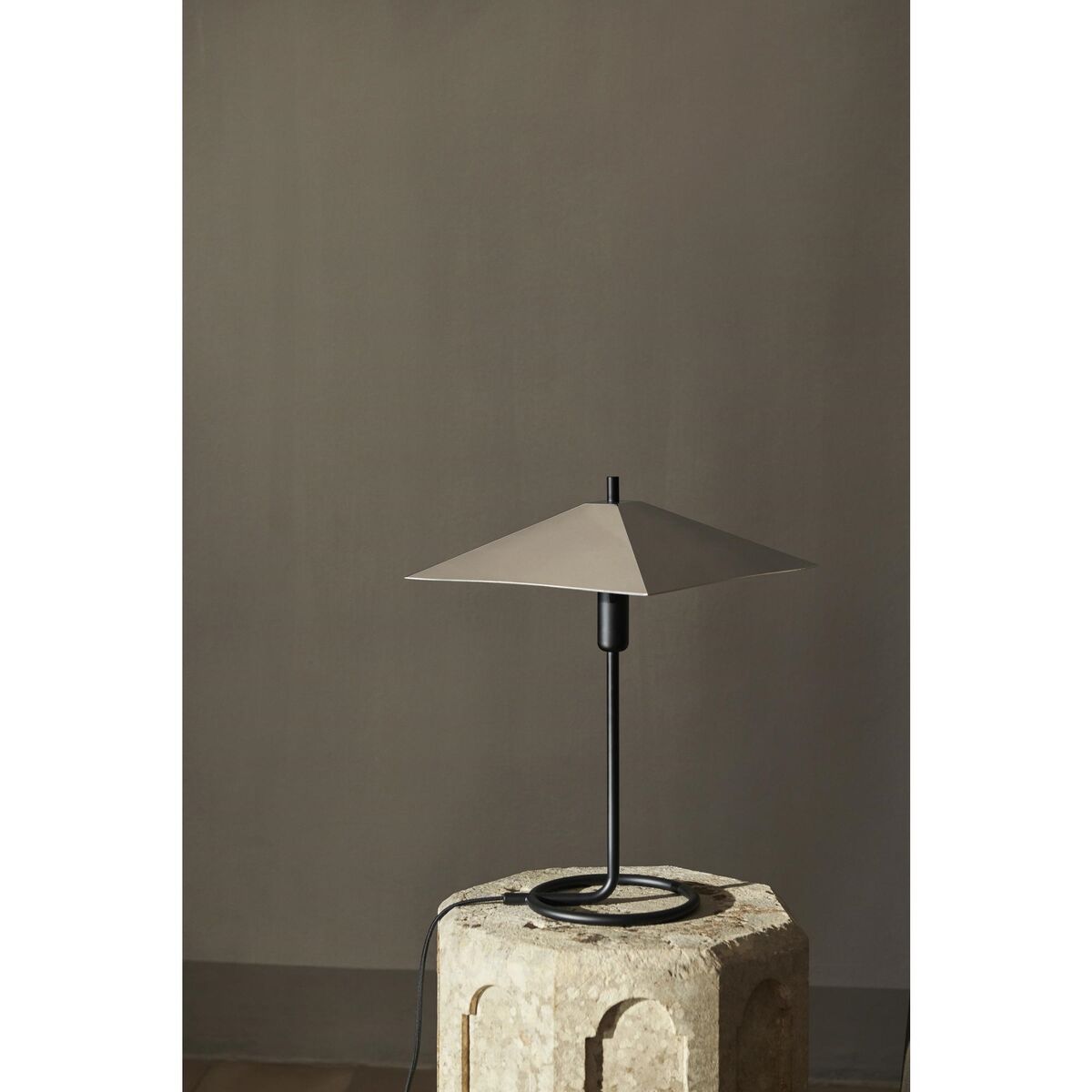 Filo Table Lamp Square Black/ Mirror Polished