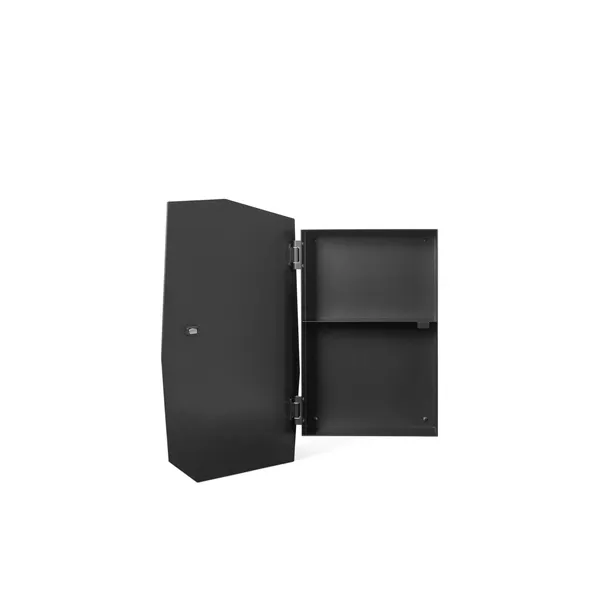 Shard Mirror Cabinet Black