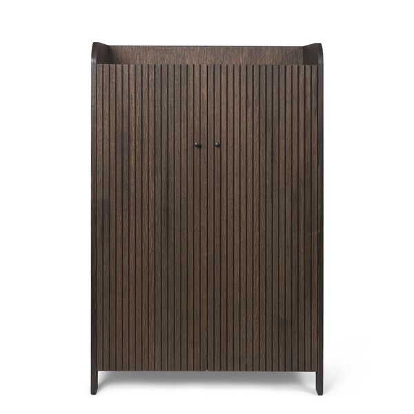 Mueble Bajo con Alféizar Roble Teñido Oscuro