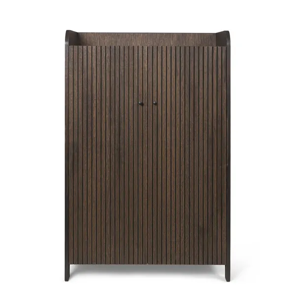 Sill Cabinet Low Dark Stained Oak