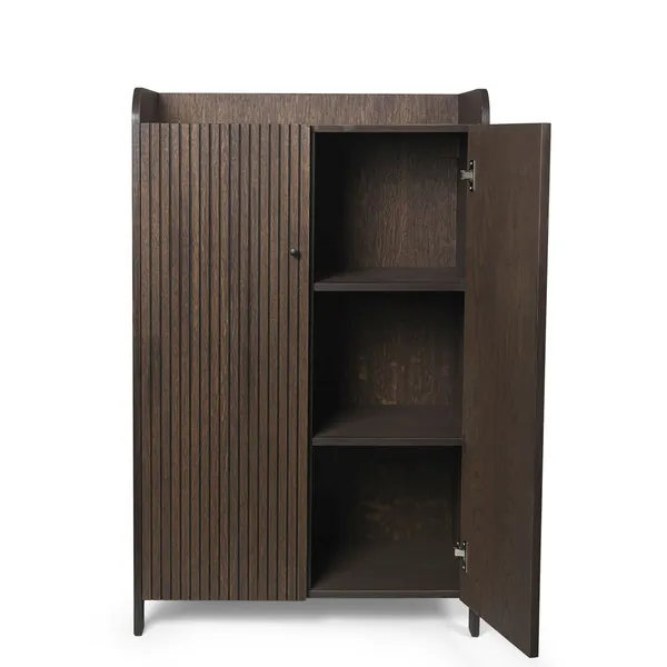 Sill Cabinet Low Dark Stained Oak