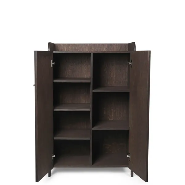 Sill Cabinet Low Dark Stained Oak