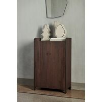Sill Cabinet Low Dark Stained Oak