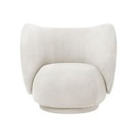 Rico Fauteuil Bouclé Gebroken Wit