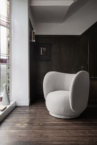 Rico Fauteuil Bouclé Gebroken Wit
