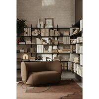 Rico Sofa 2 Seater Brushed Råhvid