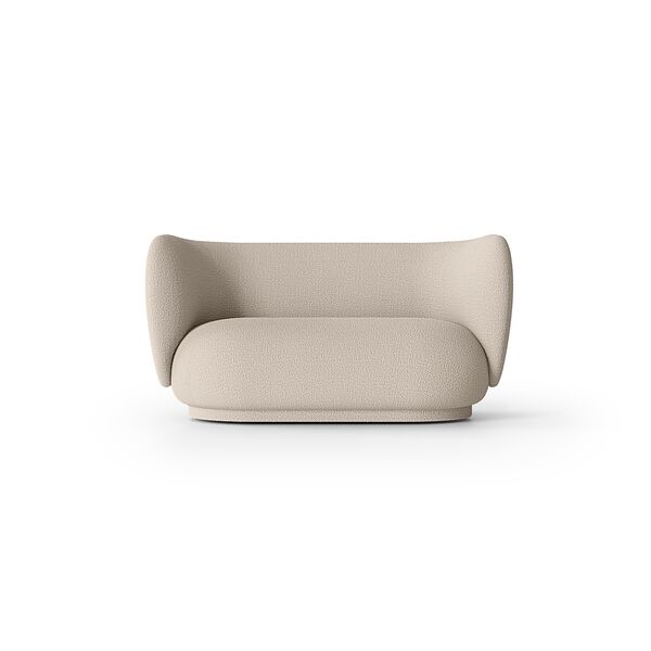 Rico Sofa 2-zits Wol Bouclé Naturel